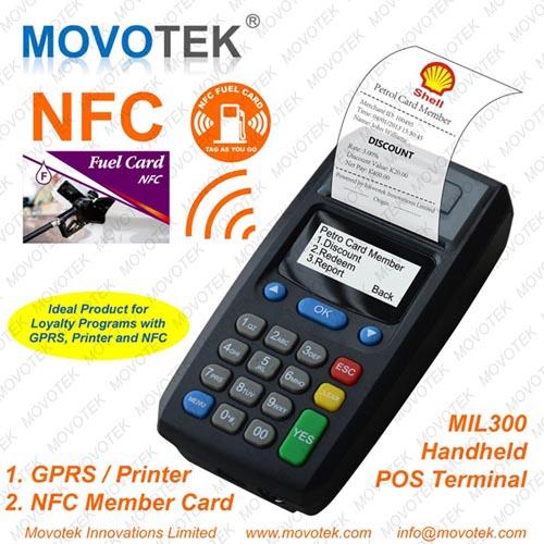 सदस्यता कार्ड एयरटाइम topup के लिए Movotek जीपीआरएस प्रिंटर जीपीआरएस पीओएस टर्मिनल एसएमएस प्रिंटर